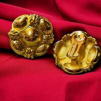 Christian Dior gyönyörű nagy méretű vintage fülbevaló!