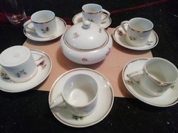 Régi Hollóházi kávés készlet SOK AUKCIÓ AKCIÓ VEGYE VIGYE TÖBB SZÁZ TERMÉK