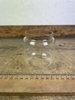 -AV793- Régi Petróleum Lámpa Vihar Lámpa Üveg Cilinder 9x6,5x5,9 cm