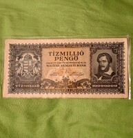 Tízmillió Pengő Budapest, 1945. November hó 16-án. Nagyon szép állapotban
