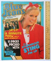 Sting (The Police) poszter | Blue Jeans magazin 1982 április 10, UK 273 | Duran Duran, Shakin Steven