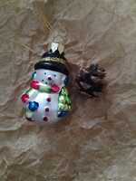 Karácsonyi, üveg hóember - a nosztalgia jegyében