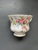 Royal Albert “Moss Rose” nagyon finom csontporcelán teás csésze, solo