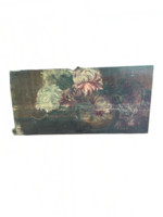 Virág csendélet 1920-1930 körül Olaszország fa panel