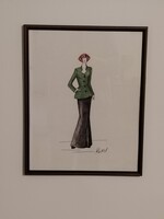 Jelzett divatrajzok, ruhatervek