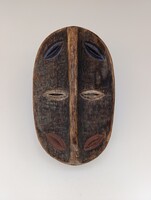 Afrikai maszk antik Kwele népcsoport Gabon africká maska D304 230 6042