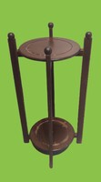 Praktikus, fa, forgó posztamens / virágállvány / virágtartó (mid-century) eladó