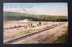 Magas Tátra Ferenc József csúcs képeslap Vasúti  levelezőlap