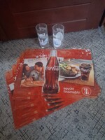 Coca-Cola poharak és alátétek