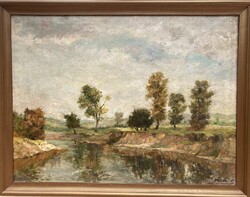 Mikola András - Folyóparti fák