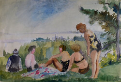 Antal Irén (1903-1999) TÁRSASÁG A BALATON PARTJÁN