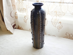 Kerámia váza Ukrán retro cserép 10x30cm