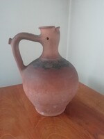 Régi nagy méretű csörgős korsó