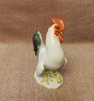 Herendi porcelán kakas nagy méretű Antik!