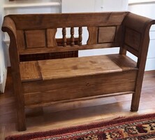 Karosláda , lóca,pad  ,felnyitós láda 120 cm