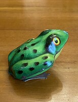 ZÖLD BÉKA, RETRO LEMEZÁRÚ GYÁRI UGRÁLÓ JÁTÉK