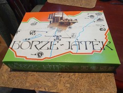 Retro játszatlan börze monopoly szerű társasjáték ikarusz Rába Videoton Orion ganz tvk szocreál