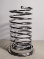 Űrkorszaki posztmodern króm esernyőtartó 1980 ALKUDHATÓ