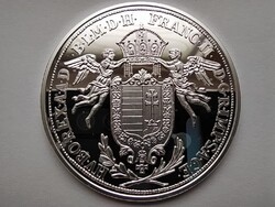 Magyar tallérok utánveretben I. Ferenc tallérja 1792 .999 ezüst PP