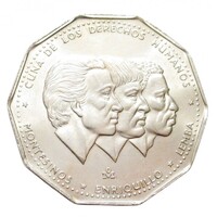 Dominika,1 peso 1984 - Emberi Jogok EF+ nikkel