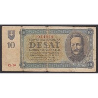 Szlovákia,10 korun 1943 P