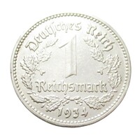 Németország,1 reichsmark 1934 J EF+ nikkel