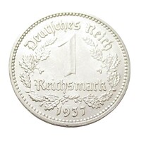Németország,1 reichsmark 1937 A EF+ nikkel