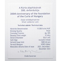 Magyarország,15000 forint 2023 PP - Kúria - Certifikáció