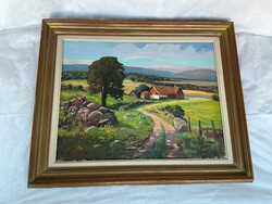 “Ziffer Sándor” jelzéssel tájkép festmény eladó