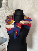 “Maurice Lacroix” nehéz selyem francia luxus kendő csodás színekkel 100% silk