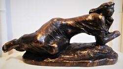 Blaskó János: Támaszkodó nő.