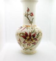 Zsolnay orchidea mintás öblös váza (ZAL-R94672)