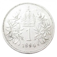 Ausztria,1 corona 1894 EF ezüst 5g835