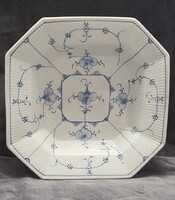 Antik Rauenstein nyolcszögletű  kínálótál, asztalközép.