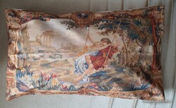 Jelenetes párnahuzat. 30x50cm