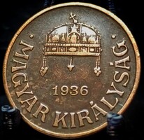 Magyarország 1 fillér, 1936 D02C5