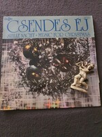 Csendes éj karácsonyi nagylemez angyal figurával