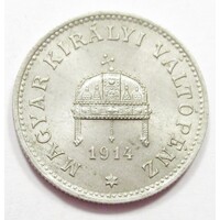 Magyarország,20 fillér 1914 EF+ nikkel