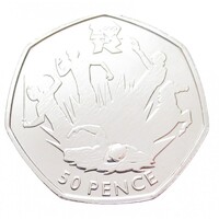 Egyesült Királyság,50 pence 2011 - London Olimpia - Öttusa aUNC+ nikkel