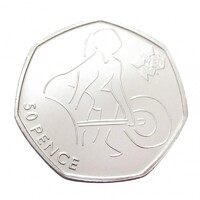 Egyesült Királyság,50 pence 2011 - London Olimpia - Súlyemelés aUNC+ nikkel