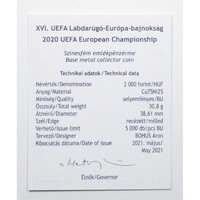 Magyarország,2000 forint 2021 - XVI. Labdarugó EB - Certifikáció