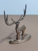 Árt deco réz szarvas ALKUDHATÓ