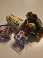 Retro régi játékok,trafikáru ,bábel torony,ufo,logikai kockák