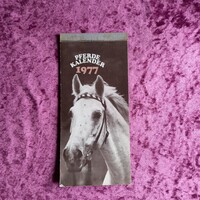 1977-es német lovas falinaptár és 11 db képeslap egyben