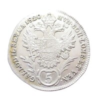 Ausztria,I. Ferenc 5 krajcár 1820 A EF+ ezüst 2.33g438