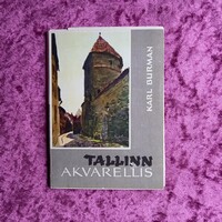 Tallinn (Karl Burman képei) - 12 db színes, postatiszta orosz képeslap - 1960-as évek