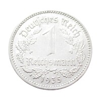Németország,1 reichsmark 1935 A EF+ nikkel