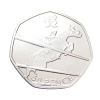 Egyesült Királyság,50 pence 2011 - London Olimpia - Lovaglás aUNC+ nikkel