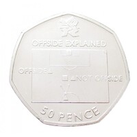 Egyesült Királyság,50 pence 2011 - London Olimpia - Futball aUNC+ nikkel