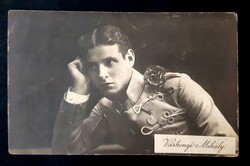 Várkonyi Mihály színész 1910 fotó képeslap